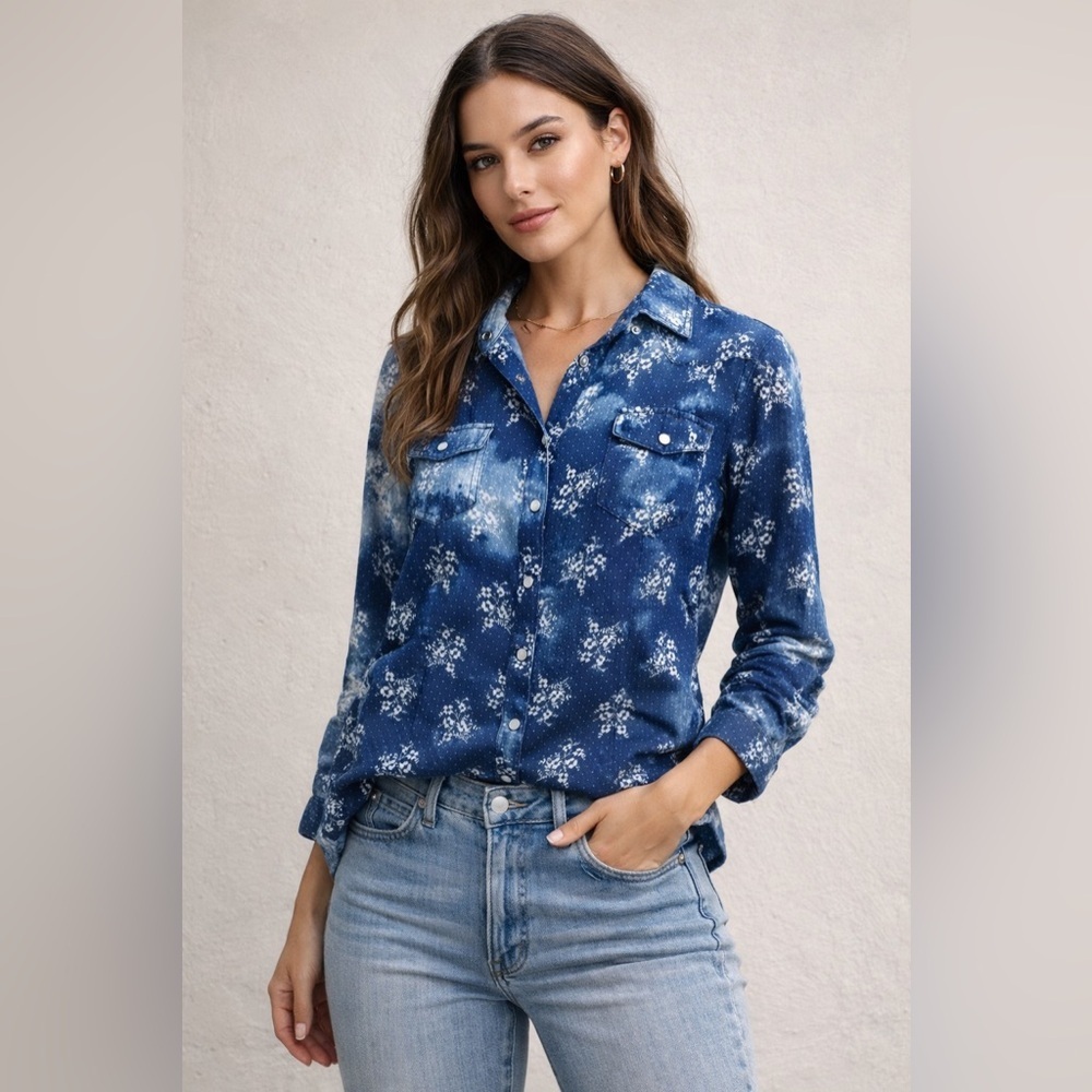 Vanilla Star snap front shirt